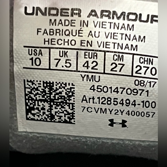 Under Armour Charged Lighting Women's Athletic Shoes in Gray and Pink Size 10 - Picture 7 of 7